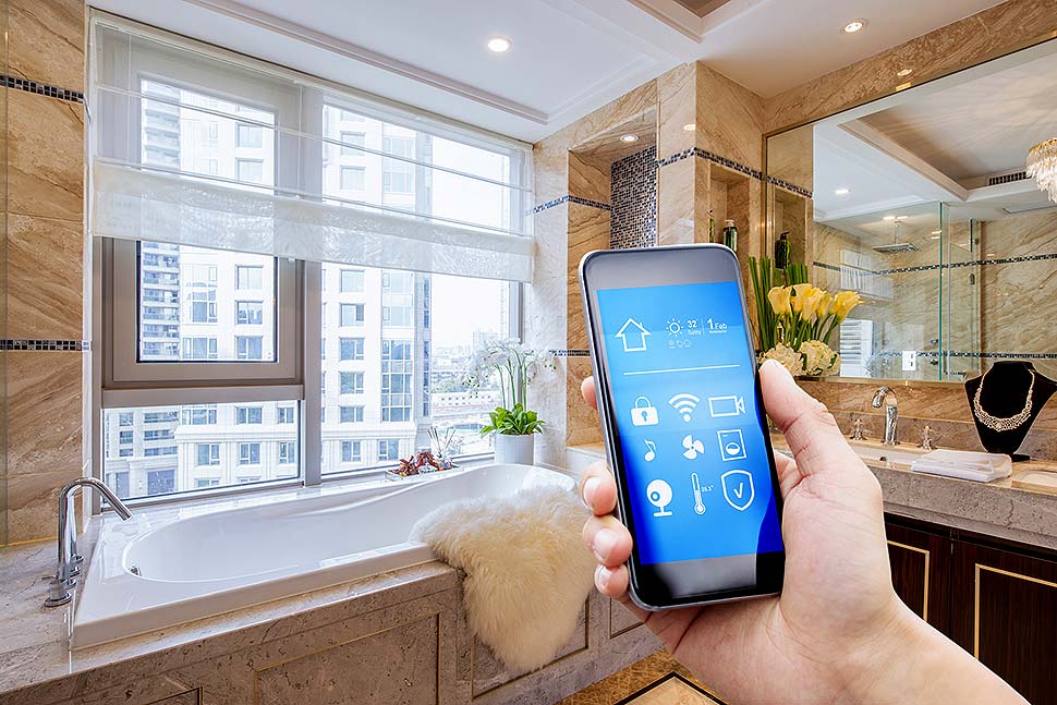 Die Zukunft des Badezimmers: Smarte Technologien für moderne Immobilien. Foto: zhudifeng / iStock.com